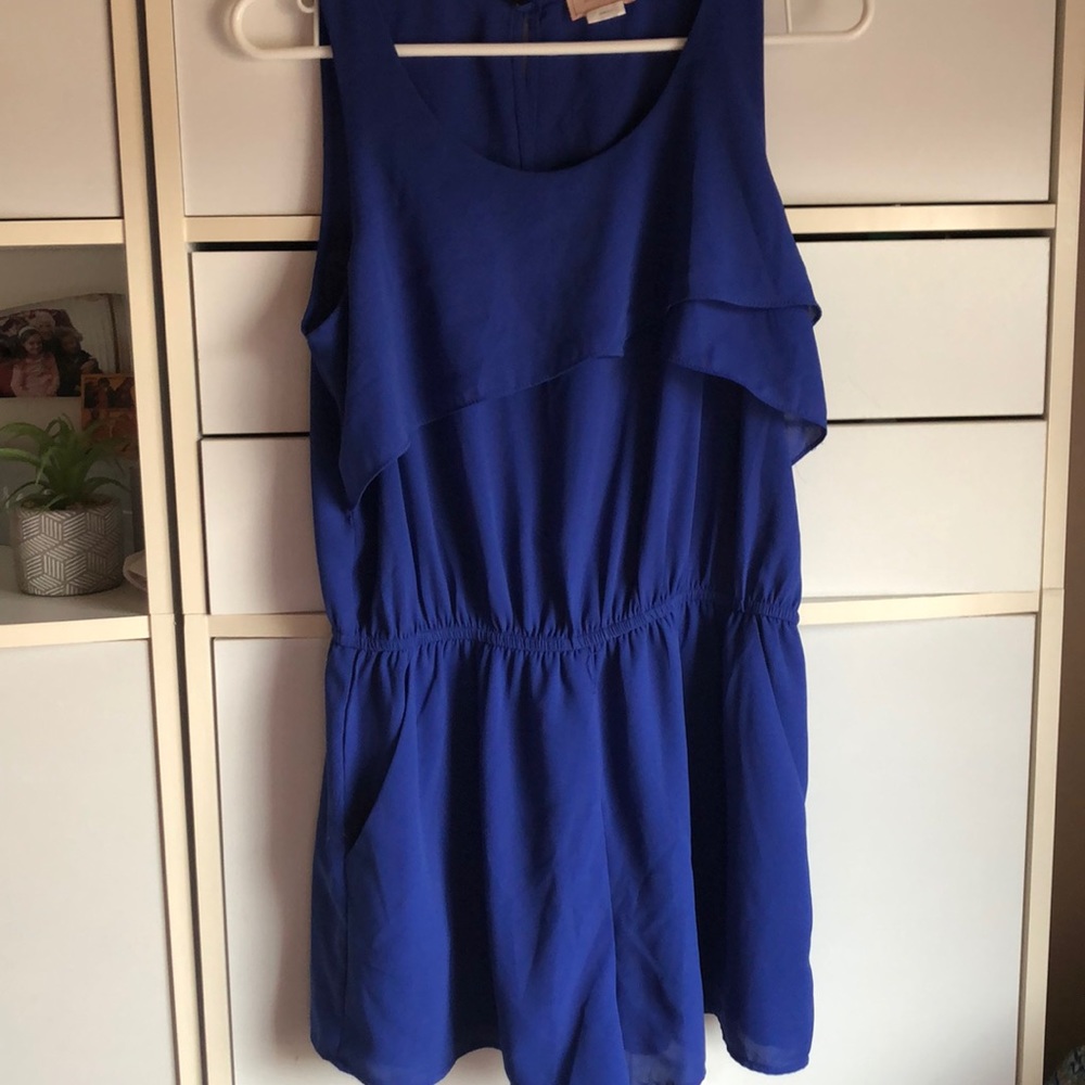 Royal blue romper